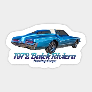 1972 Buick Riviera Hardtop Coupe Sticker